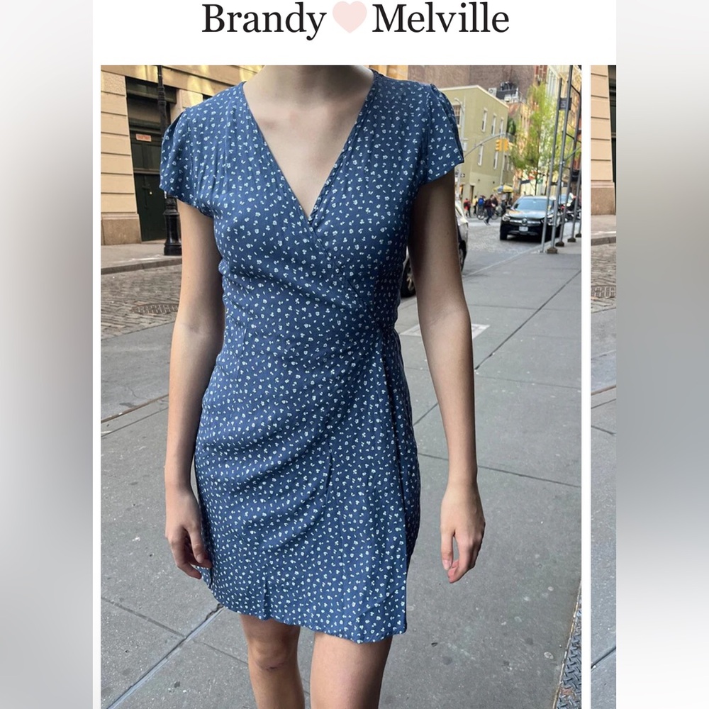 Brandy Melville OS (small) ROBBIE DRESS wrap dress